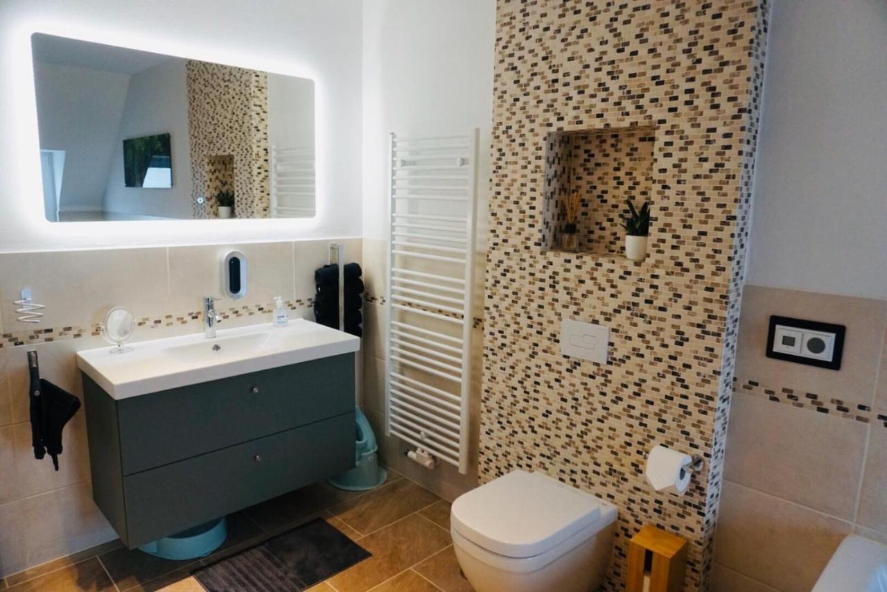 Fewo26 Im Sagenharz - Stilvolles Family-Apartment, 2 Sz, Klimaanlage, Wlan, Netflix & Free Parking Thale Dış mekan fotoğraf