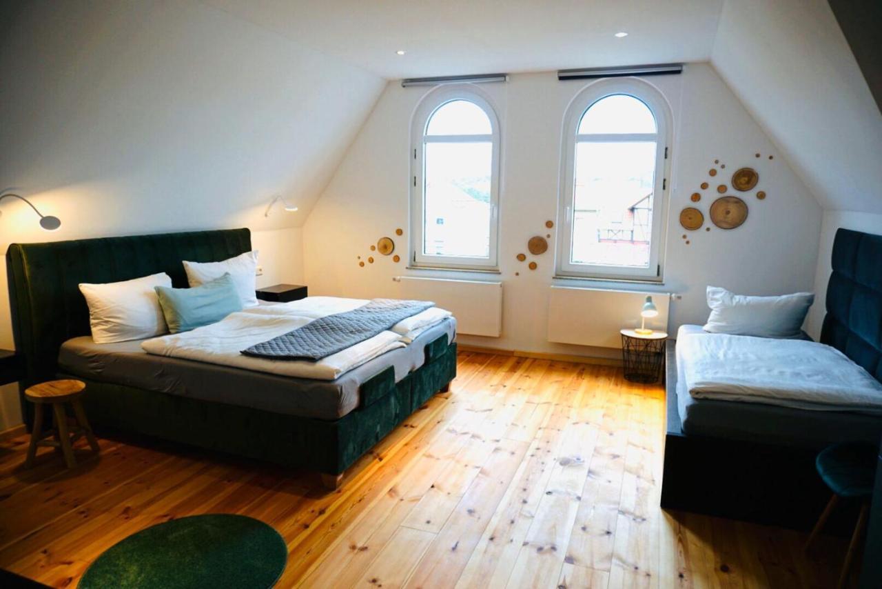 Fewo26 Im Sagenharz - Stilvolles Family-Apartment, 2 Sz, Klimaanlage, Wlan, Netflix & Free Parking Thale Dış mekan fotoğraf
